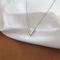 Wholesale S925 Silver Invisible Chain Necklaces Pendants Rhinestone Choker Necklaces Transparent Fishing Line Collier Femme