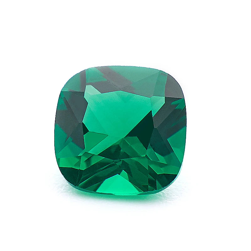 Emerald Green 4*4mm-6*6mm Asscher Cut Cubic Zirconia Stone Wholesale Price Loose CZ Gemstone for Jewelry Making