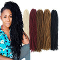 Sisterlocs Faux Locs Hair Dreadlocks Crochet Hair Extensions Dreadlocs Hair Solid and Ombre Color Synthetic Fiber Sisterlocks