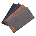 Factory Hot Sale Boys' Wallet Cheap PU Leather Thin Business Double Discount Credit Card ID Card Wallet Men's Long