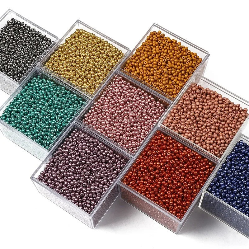 High Quality Mine Colorful Glass Beads DIY Handmade Bracelet/necklace Beaded Jewelry Making Material