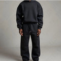 S-2XL Solid Hoodie Y2K Hooded Long Sleeved Pullover Top Punk Street Retro Kpop Hip-hop Pants Women Men Clothing Sweatpants