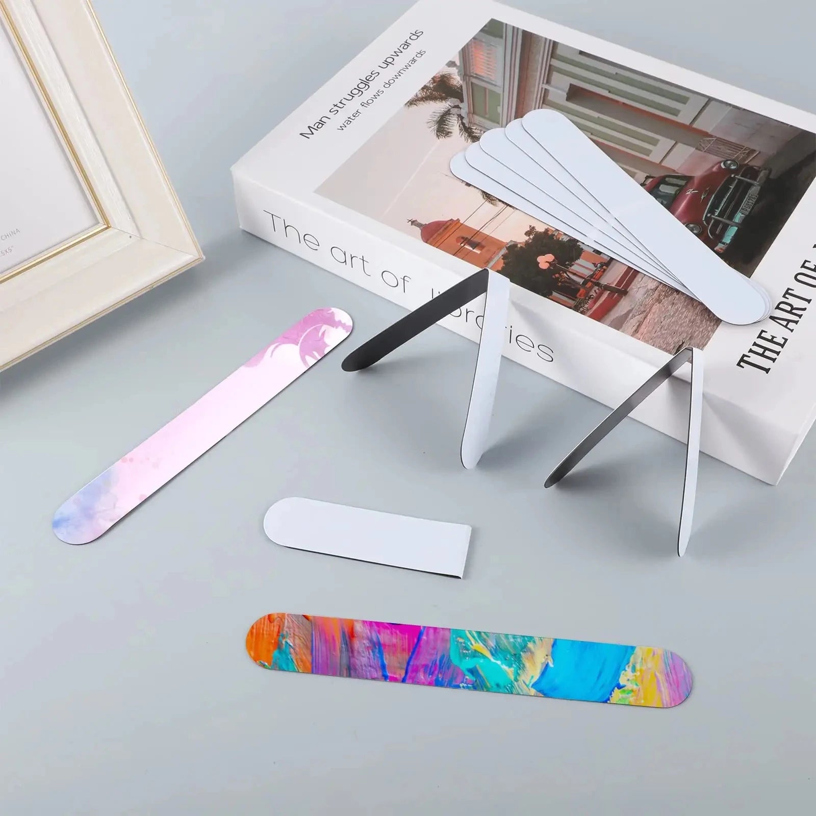 Party Supplies Sublimation Magnetic Bookmarks Sublimation Bookmark Blank Book Marker Clips