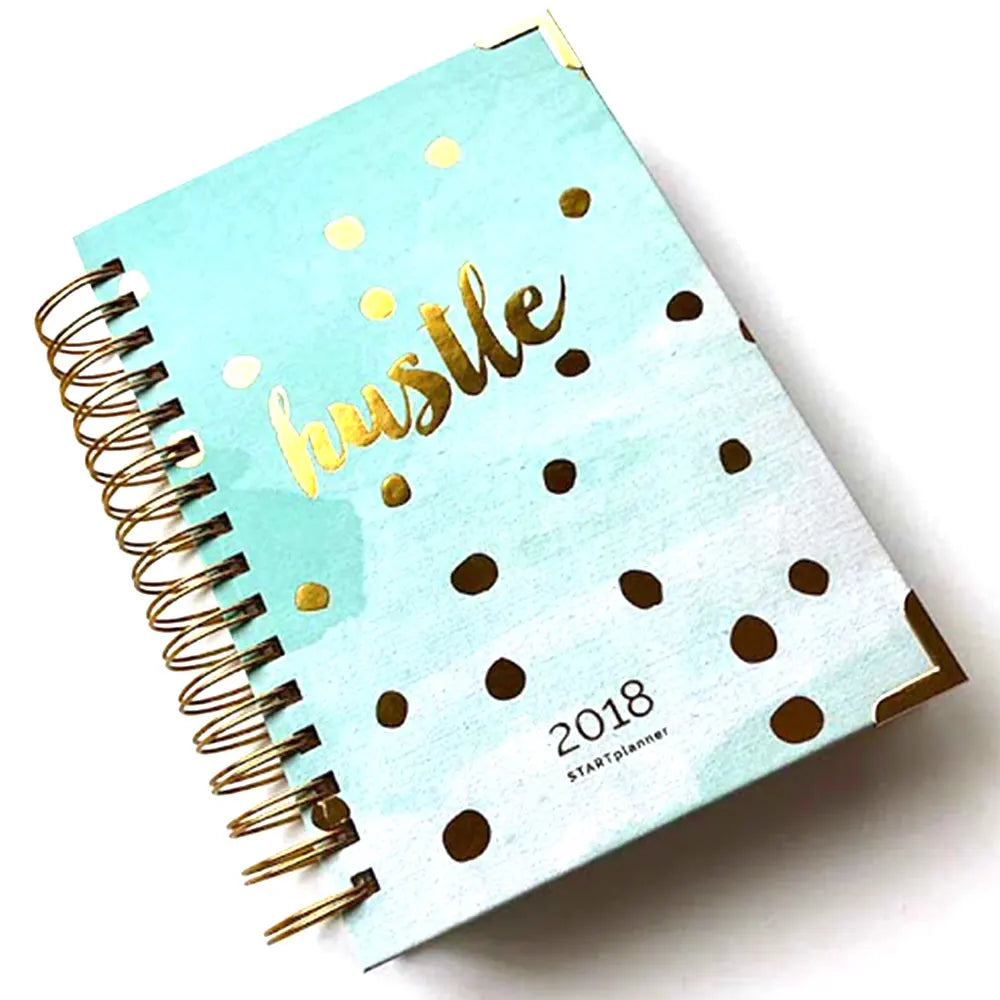 Custom School Stationery Hardcover Spiral Paper Diary Planners Journal A5 Notebooks