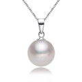 Minimalist Natural Farmed Pearl Pendant Necklace Luxury Pure Silver Unique Luxury Silver Plating Wedding Party Engagement Gift