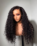 Customized 13*4 HD Lace Frontal Wig Deep Wave Vietnamese Human Raw Hair Full Density Front Wigs for Black Women Wholesale