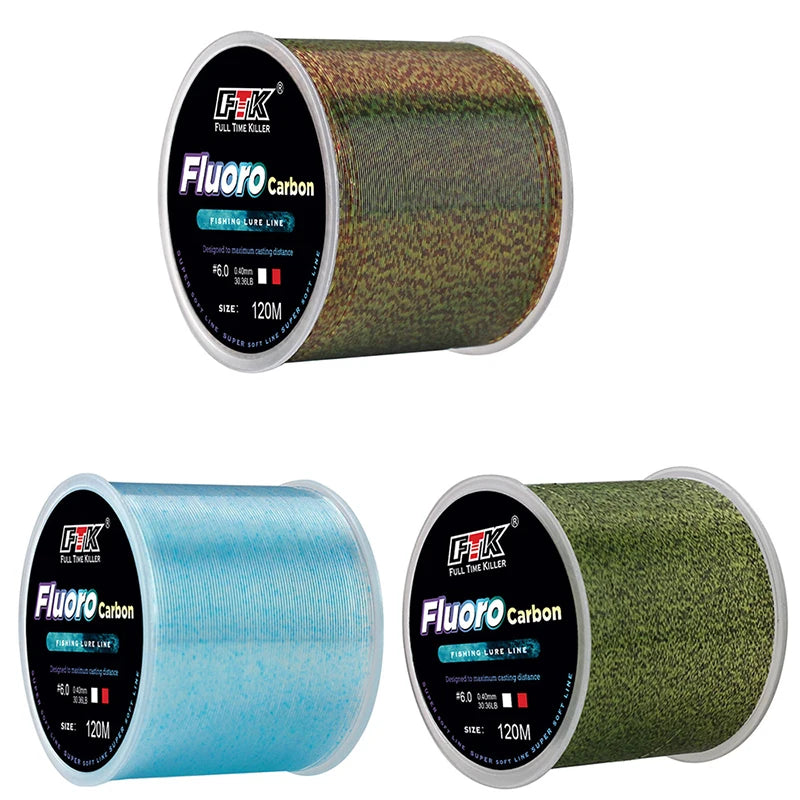 Wholesale Sea Fishing Japanese Monofilament Line 120M 0.8#-10.0 Transparent Nylon Fishing Line