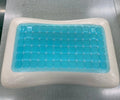 Temperature Regulating Gel Memory Foam Anti-stress Pillow Three Dimensional Support for Neck and Shoulders