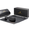 For KINGSEVEN TR90 Anti-Radiation Polarized Square Frameless Sun Glasses for Men Women Brand Designer 7025 Rimless Mirror Lens