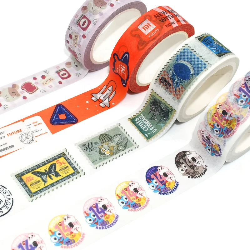Manufacturer's Wide Washi Tape Machine Adhesive Paper Masking Tape with Attractive Designs
