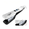 Ceramic Flat Iron Professional Ponding Steam Styler Wet Dry Dual Mode Steam Hair Straightener