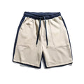 Custom Men's Sports Fleece Cotton Polyester Shorts Quality Eco-Friendly Woven Winter Shorts Embroidered Logo Casual Solid