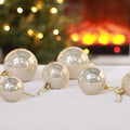 Customized Size 5cm/6cm/8cm Spot Pearlescent Christmas Balls 12-Piece Set for Festive Holiday Decorations