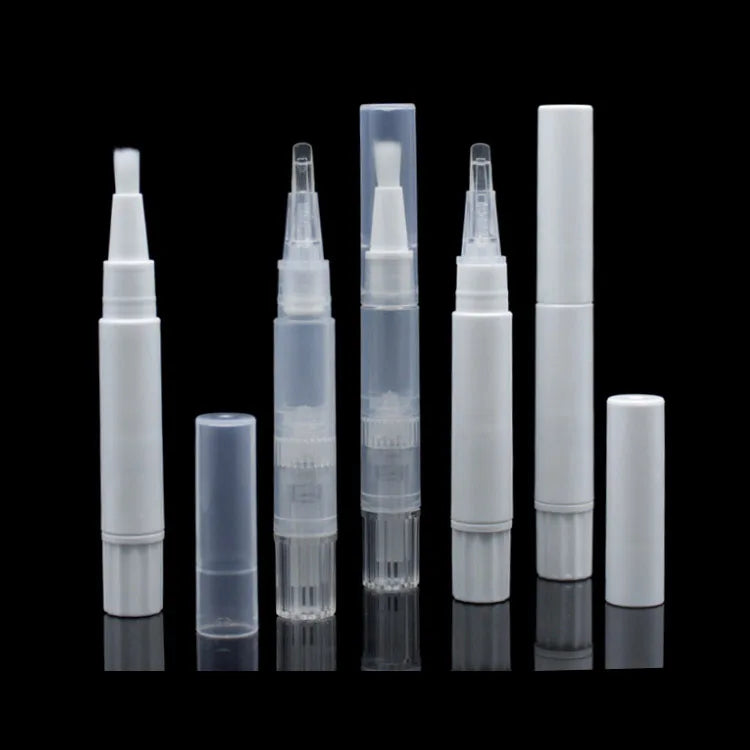 Cosmetic Twist up Brush Airless Lip Gloss Pen Liquid Lipstick 2ml Bottle