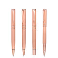 Luxury Gift Gold Engraved Etching Metal Advertising Print Custom logo Pair Best Bulk Ballpoint Pens