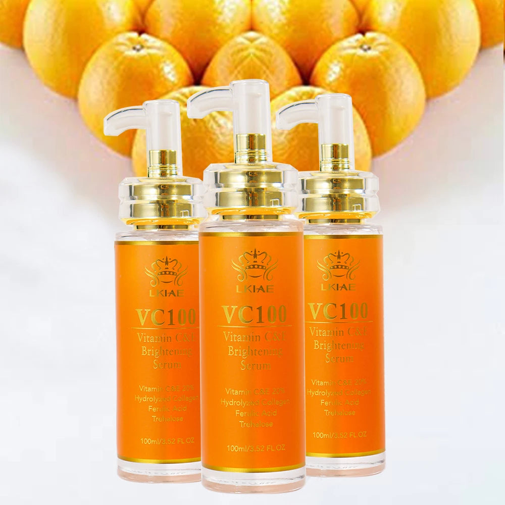 Private Label Antioxidant Moisturizing Dark Spot Correcting Multi Peptide Face Whitening Anti Aging Skin Care Vitamin C Serum