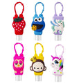 Wholesale Mini Cute Cartoon Silicone Holder Travel Portable Silicone Hand Sanitizer Bottle Holder for 30ml Sanitizer Bottle