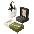Portable Display Mini Drawer Jewelry Box Packaging   Foldable Cardboard Portable Drawer Paper Box With Handle for Jewelry