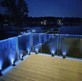 YL METAL Led Lights Modern Style Stainless Glass Railing Balustrades  Handrails Balcony