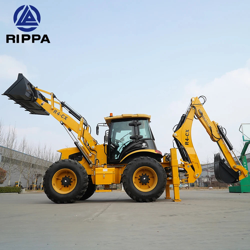 Hot Sale Epa Cummins Engine Diesel Loader 8 Ton 9Ton Wheel Excavator Loader Backhoe Excavator