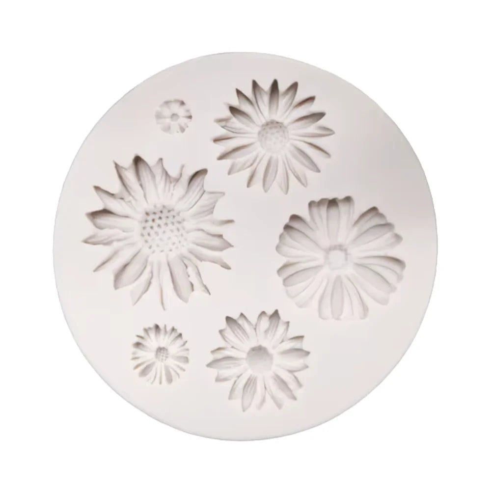 Customized Topper Shaped Mold Cake Silicone Mold Baking All Shapes Stars Rose Flower Ready Stock Chocolate Candy Fondant Mold