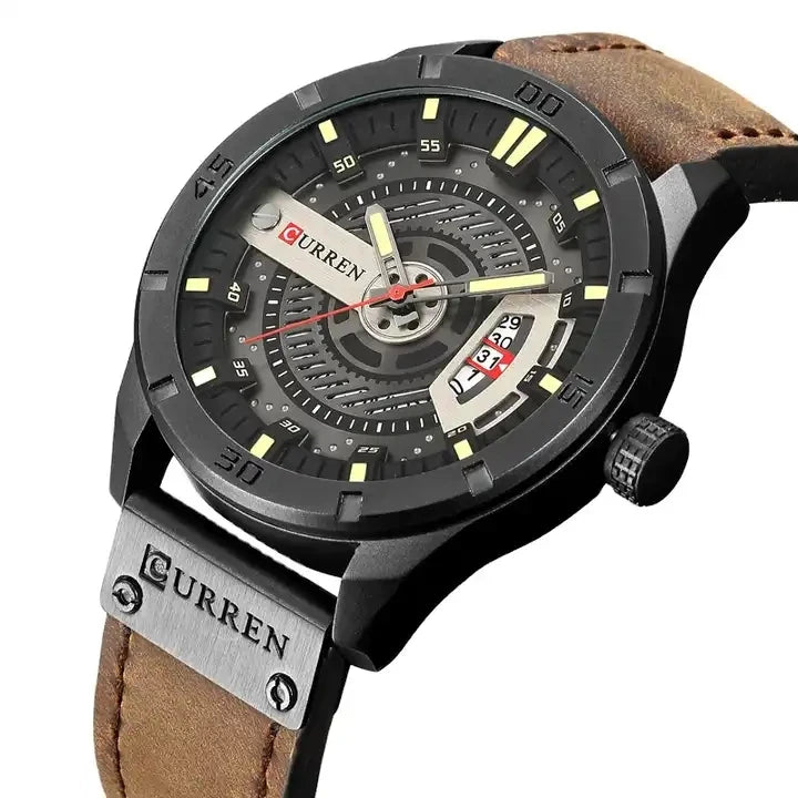 CURREN 8301 Date Men Watch New Top Luxury New Sport  Business Male Clock Leather Quartz Wrist Mens Watches Gift