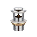 Pop up Drain Zinc Click Clack Basin Waste for Bathtub Sink