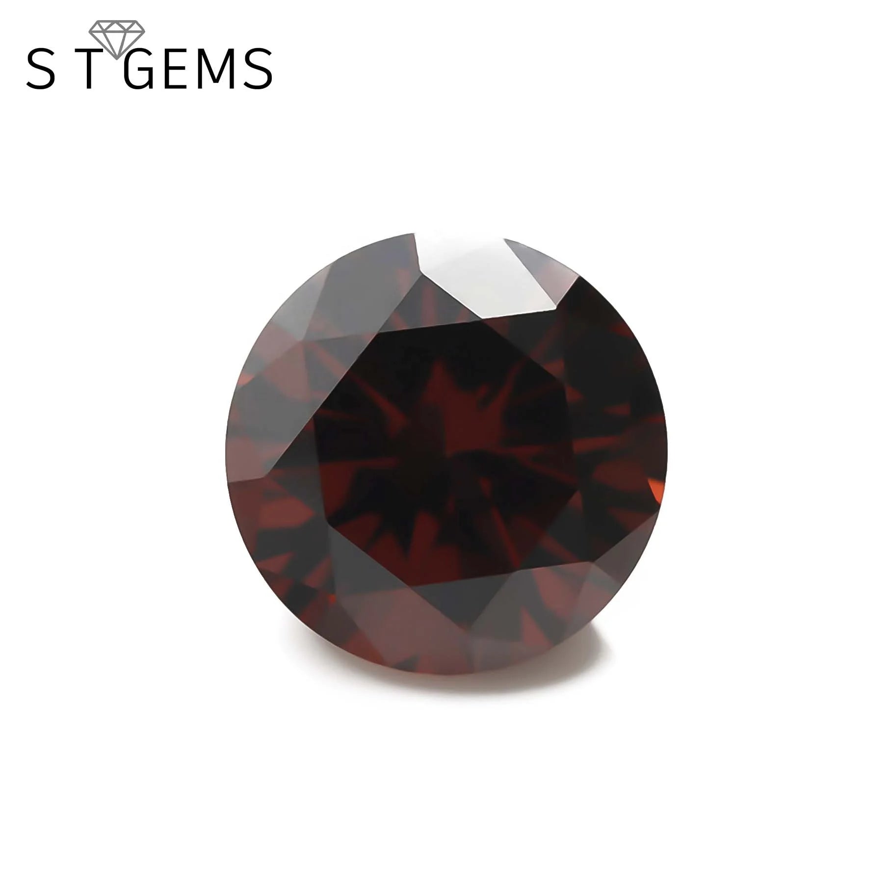 Loose Factory Price 3mm Round Coffee CZ Diamonds Cubic Zirconia Stones Jewelry