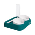 2025 Pet Cat 15 Tilted Automatic Feeder Double Food and Water Double Ceramic Dog Bowl Stainless Steel Bowl Set