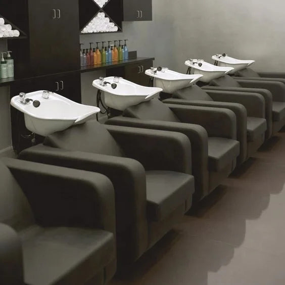 Shampoo Wash Station Barber Shampoo Bowl and Chair