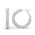 Luxury Jewelry Wholesale 925 Silver Woman Engagement Christmas Valentine's Day Gift Moissanite Diamonds Big Large Earrings