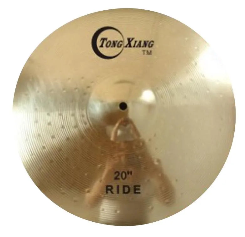 Tongxiang Wholesale Brass 18inch Crash Cymbals for Percussion Drum Set-Professional Performance Paper Box Wooden Case Packaging
