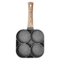 Egg Frying Pan Nonstick Pancake Pans 4-Cups Cookware PancakeOmelette Pan Aluminium Alloy Egg Cooker