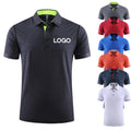 Custom Logo Elastane Polo Shirt Solid Color Polo T-Shirt Short Sleeve Sport Golf Shirt Embroidered Printed Men's Polo Shirt