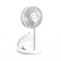 Hot Selling 2 in 1 Portable Mini Desk Fan  with Wireless Charger Three-speed Touch Adjustment Control Table Fan