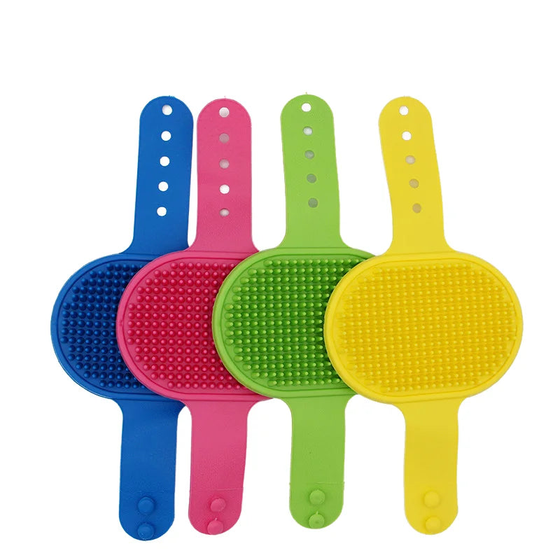 Multifunctional Small Style Silicone Pet Comb Dog Bath Brush Cat Hair Removal Gloves Charge-Grooming Table Leg Itching Artifact