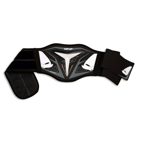 UFO PLAST One Size Black Demon Lumbar Belt Adjustable Cotton Polyester Elastic Breathable Massage Protective Belt XXL Size