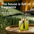 Hotel Home Luxurious Air Freshener Aromatic Fire Essential Oil Spray Lavender Scent Rattan Bottle for Office Car Freshening
