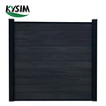 KYSIM Fencing Material Used Chain Link Fence Easily Assembled Security s Aluminium Metal Slat Aluminum Boundary Wall Fence