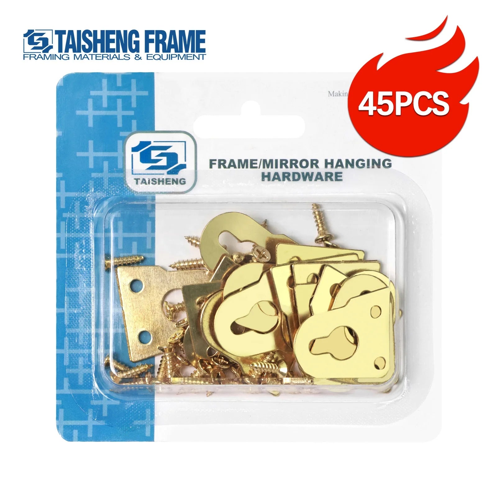 45PCS TS-K120 Hanger Set Hardware Wholesale Painting Triangle Hanger Photo Frame Hooks