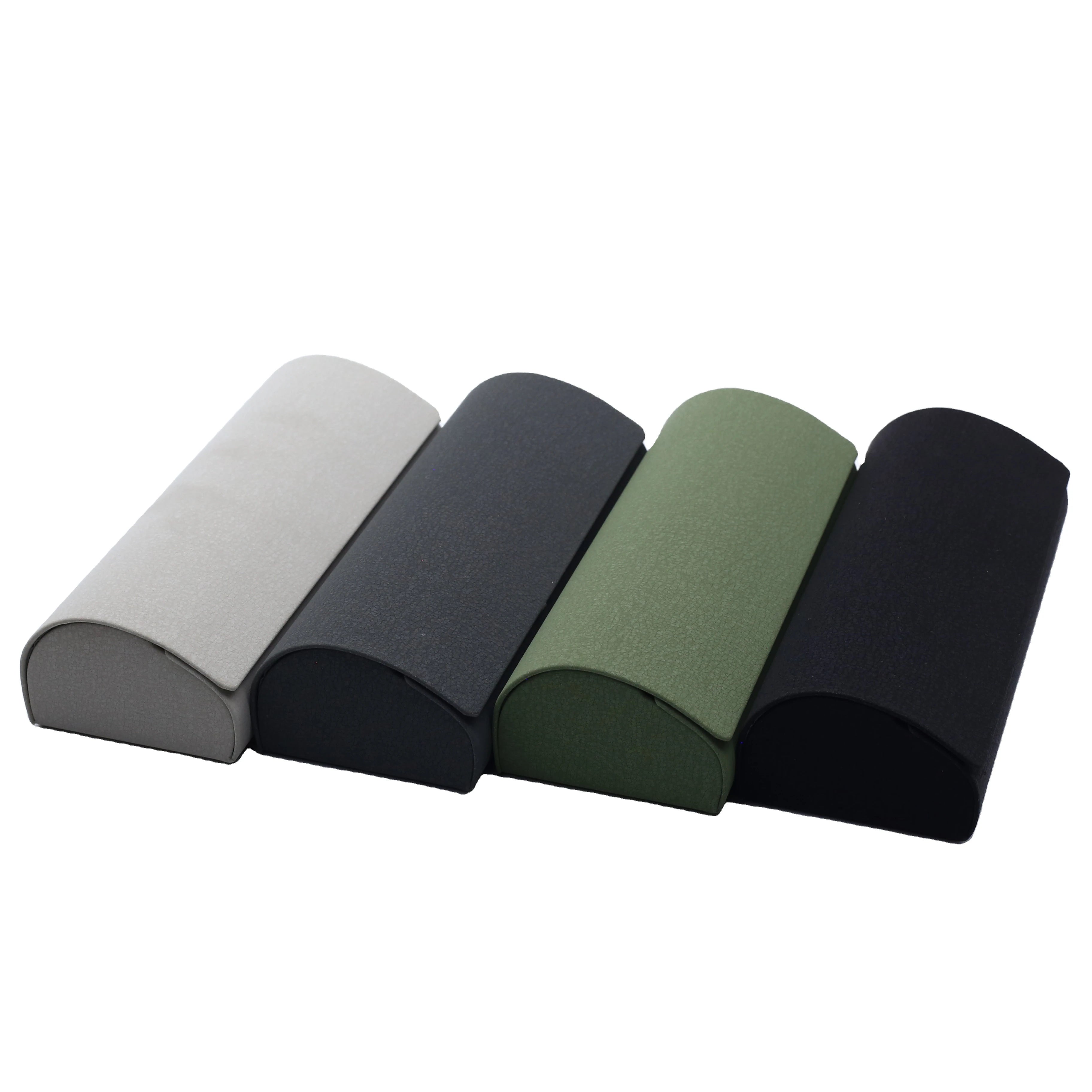 PU Leather Glasses Case Small v Linen Rectangle High Appearance Level Student Fashionable Simple Portable Case