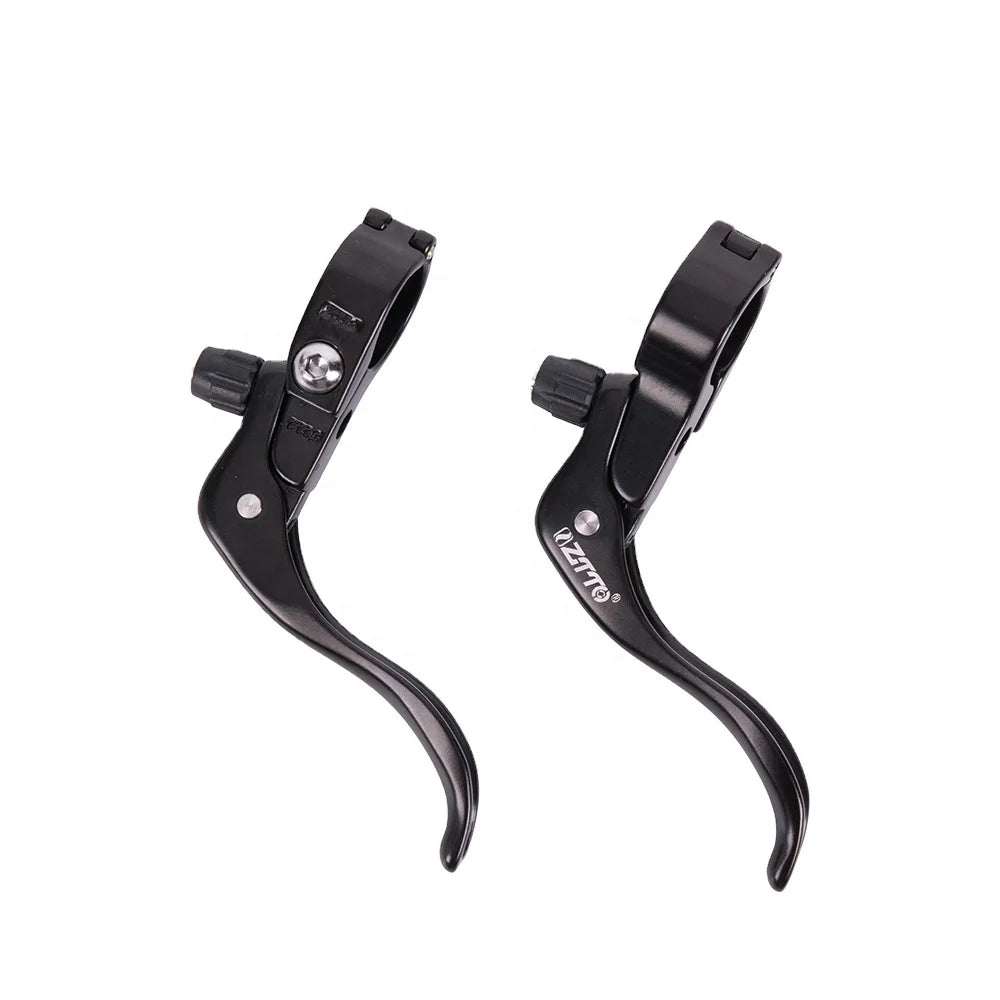 A Pair BMX Bicycle Brake Levers with Shifter Cable Aluminum 99g 100mm Cycling Parts Brake Handle