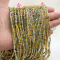 Mixed-Color 2mm About 190pcs Faceted Spacer Crystal Beads Cube Charm Square Glass Beads for Jewelry Making DIY Accessories