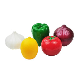 Fruit Shape Plastic Fresh Keeping Preservation Container Storage Box Household Vegetable Garlic Onion Sealing Solution Protector