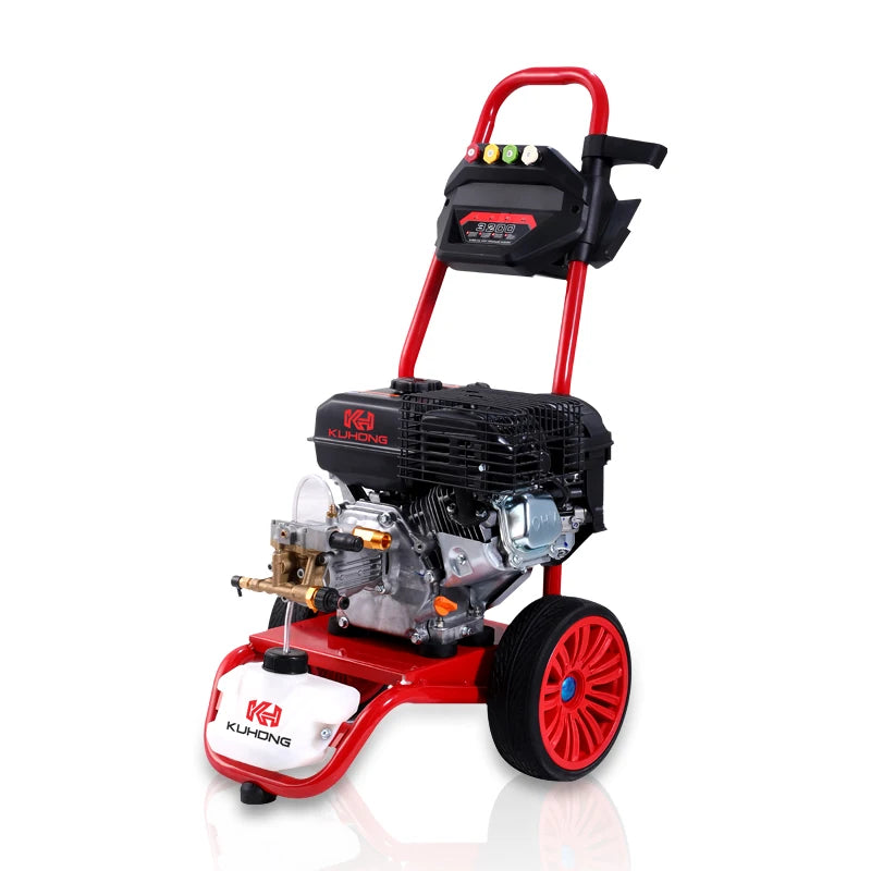 KUHONG 15hp 4000psi 15lpm Water Cannon High Pressure Car Washer Gasoline High Pressure Washer