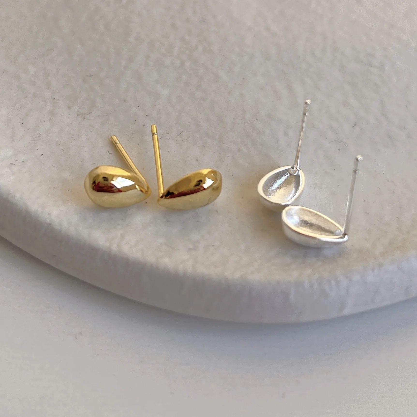 The Timeless Teardrop Hypoallergenic 925 Sterling Silver Stud Earrings Your Forever First Piece of Fine Jewelry