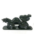 Hot Sale Natural Stone Hand Made Hsiuyen Jade Crafts About 17 cm Chinese Dragon XiuYan Jade for Decoration