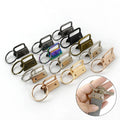 Deepeel BK106 20/26/32mm Bag Side Buckles Accessories Hardware Key Ring Bag Strap Chain Handbag Clasp Side Clip Buckles