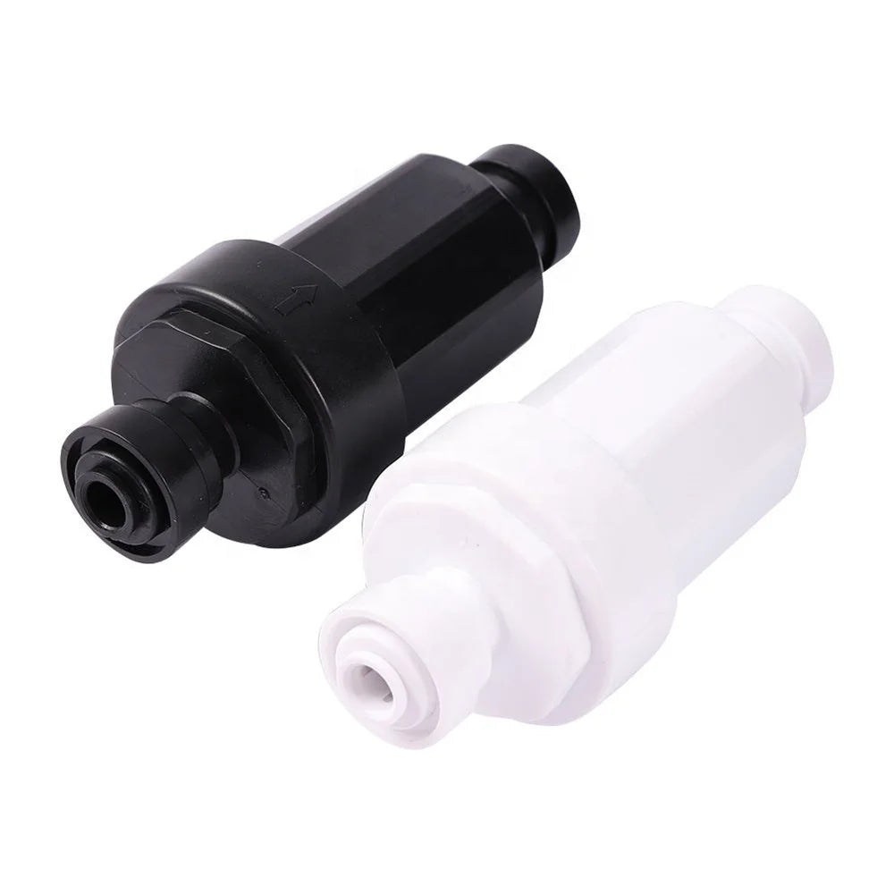 Garden 1/4" Slip Lock Quick Connector Misting System Micro Filter Water Purifier Stainless Steel Mini Water Filter