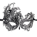 Dropshipping Venetian Masquerade Black Women Shiny Rhinestone Eye Party Masks Carnival Ball Prom Masks